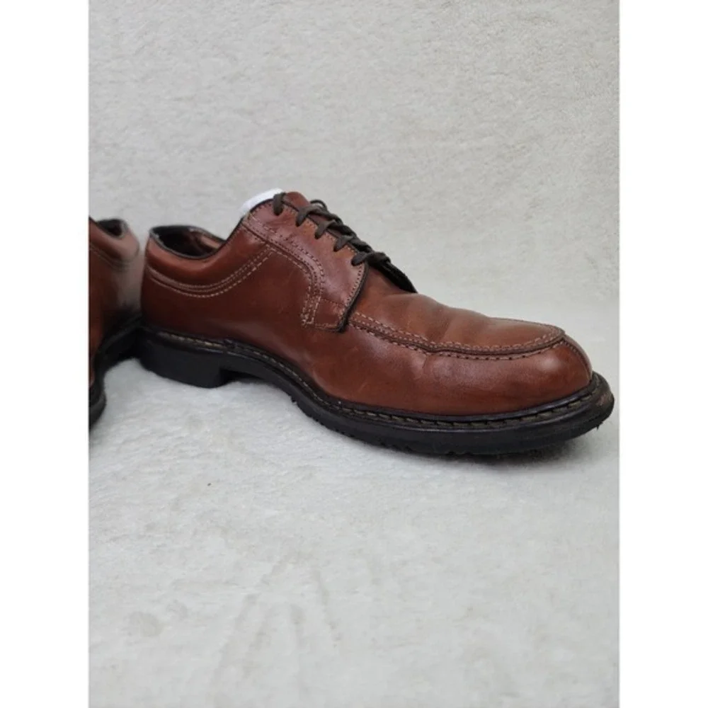 Allen Edmonds LaSalle 4398 Brown Leather‎ Split Toe Oxford Dress Shoes 12
